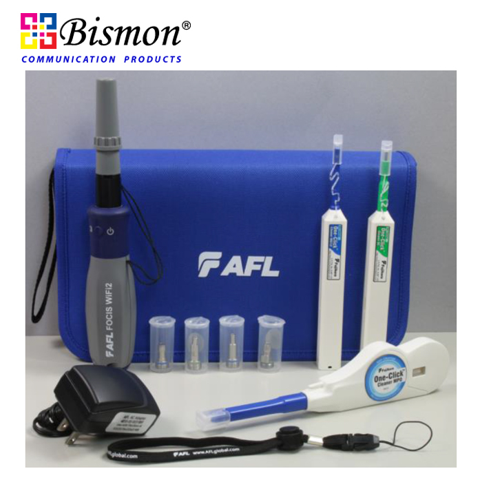 FOCIS WiFi2 Kit, soft carry case with (2)APC Adapter and One-Click Cleaner